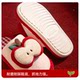 
Apple children's cotton slippers for girls in autumn and winter 2025 new indoor home warm cartoon fur slippers for boys