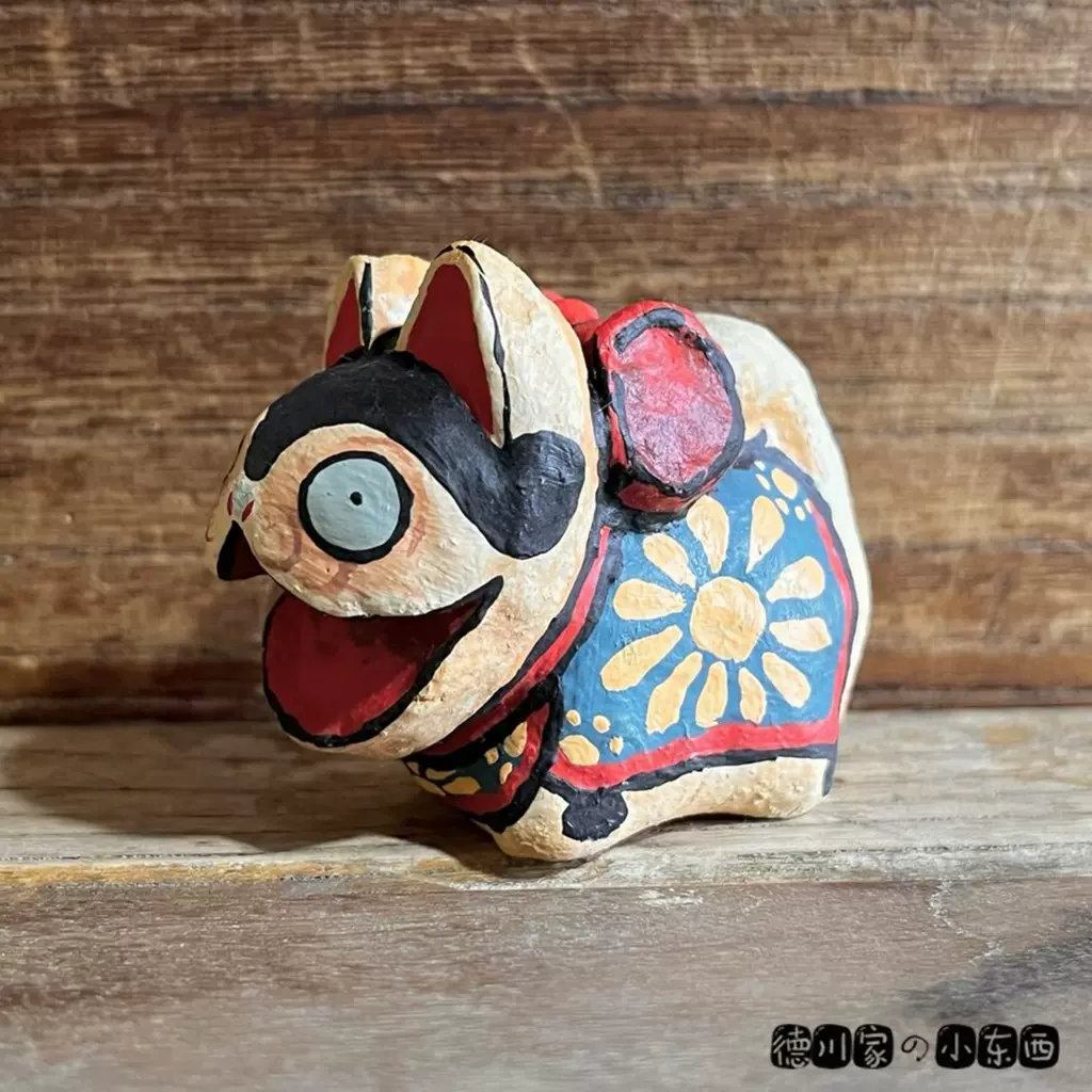 日本代购匠人手工百物语妖怪犬张子个性趣味粘土日式小