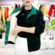 
Middle-aged and elderly women's autumn and winter new style plus velvet and thickened lapel jackets, stylish large size mother's clothing, fashionable warm tops
