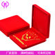 High-end velvet jewelry box, ring, earrings, bracelet, necklace box, 4-piece set box, pearl necklace packaging box