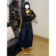 Large size fat mm American back embroidered scimitar pants jeans for women's summer new wide-leg cropped pants shorts