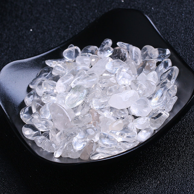 Natural Five Elements Crystal Gravel Degaussing Purification Stone Five Color Stone Feng Shui Ornament Gravel Handmade Manza for Buddha