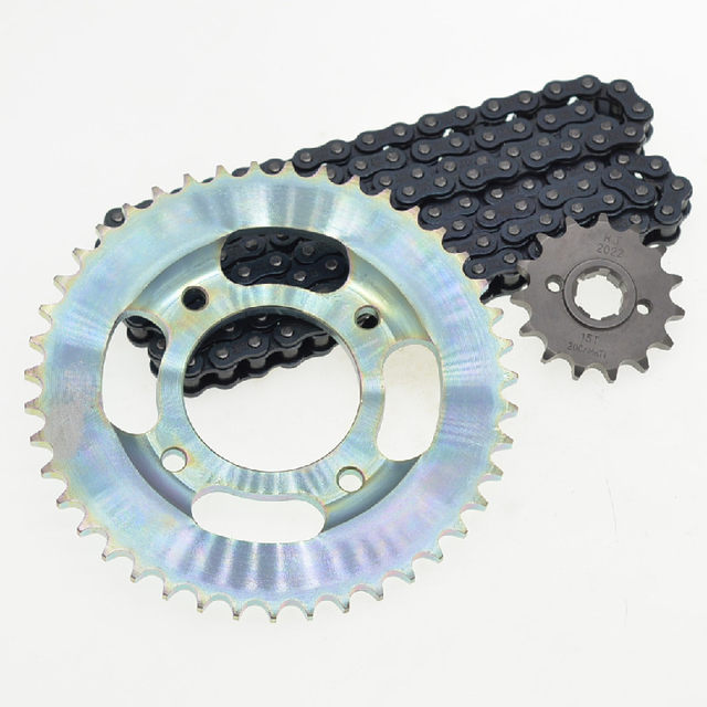 Applicable to Haojue EH150 National Four Electric Spray Motorcycle Jersey HJ150-25/25A chain chain chain size gear
