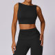 Yoga beauty vest high-intensity shock-proof quick-drying fitness clothing running tight sports underwear one-shoulder bra sexy