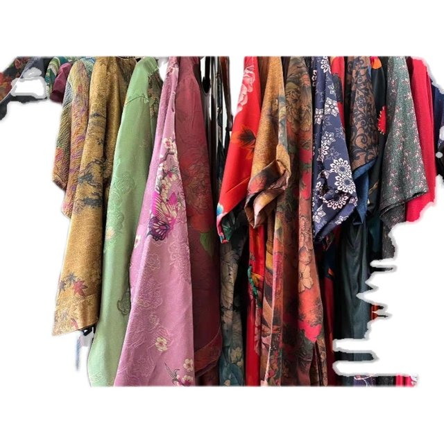 
Live streaming specializes in silk dresses