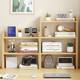 Workstation side storage rack indoor corner children's storage bookcase removable book storage rack layered space saving