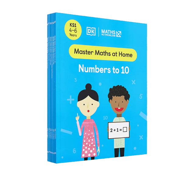 No problem with DK Mathematics! 6 Workbooks for 4-6 years old ...