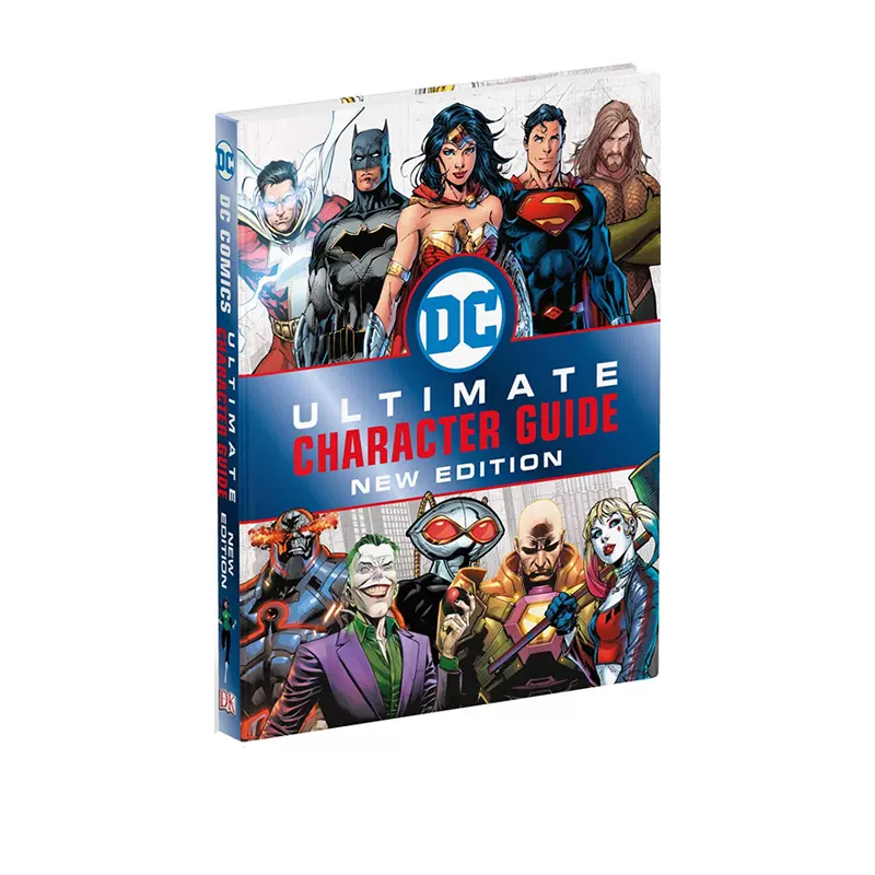 现货英文原版dc漫画英雄人物角色指南dc Comics Ultimate Character Guide Dk百科全书神奇女侠蝙蝠侠超人海王