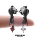 Raven series original 925 silver needle crow earrings niche design high-end dark style sweet and cool hot girl earrings