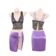 Charm mature woman sexy lace perspective top, secretary tight bag hip skirt qqny sex set uniform COS