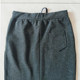 New cotton solid color skirt for women with elastic high waist rear slit midi skirt casual sports straight skirt with pocket
