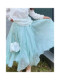 Meat rolls are slightly fat big size women's clothing petals irregular hem fat mm fairy atmosphere feeling skirt gauze skirt summer