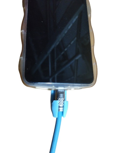 Mobile phone data cable holder Mobile phone charging cable holder Data cable anti-loose charging cable anti-loose fixing artifact