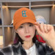 Korean MLB hat brown B logo embroidered letter soft top peaked cap casual star same style baseball cap new CP66