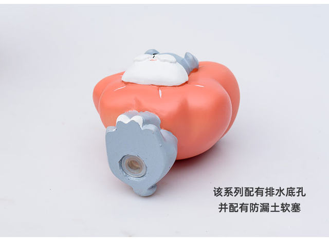 Cute cartoon animal succulent flower pots creative personalized succulent potted plants puppy bear animal decoration back-to-school gift