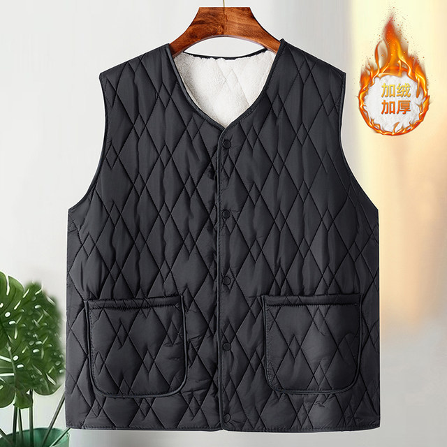 Mother's clothing autumn and winter plus size plus velvet vest for women grandma thickened middle-aged and elderly vest special body waistcoat for the elderly