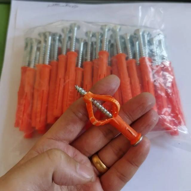 PP expansion tube expansion screw large expansion wall cabinet expansion bolt hollow wall expansion tube