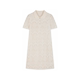 Mo Hanyimei temperament hollow texture lace lapel dress 2025 summer new POLO collar dress for women
