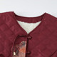 Middle-aged and elderly mothers' autumn and winter thickened velvet vests, grandma clothes, old lady vests, plus fat large size tops