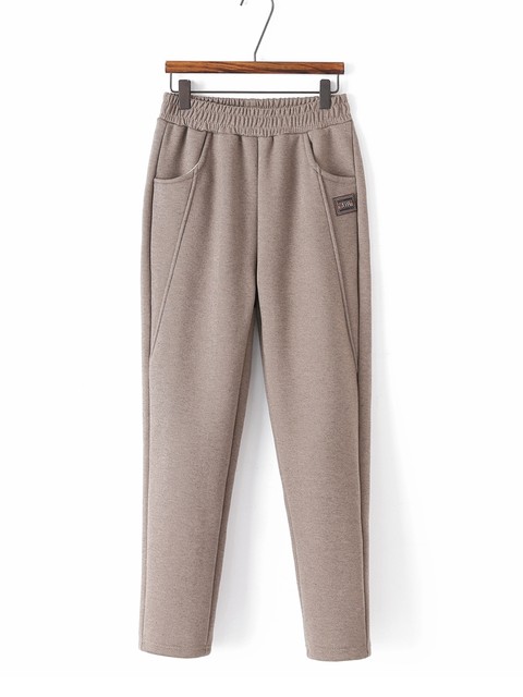 Middle-aged and elderly women's cotton trousers, mother's wear, autumn and winter warm trousers, granny trousers, velvet and thickening, grandma's trousers for the elderly