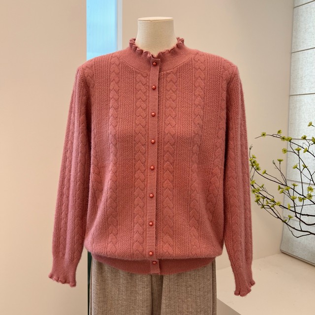 Autumn and winter middle-aged and elderly mother's clothing solid color half turtleneck bottoming shirt top middle-aged and elderly warm and comfortable knitted sweater for women