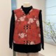Autumn and winter Chinese style mother's clothing cotton vest vest thick middle-aged and elderly warm plus velvet vest for the elderly women