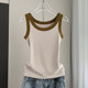 Casual suspender vest for women in spring and summer inner suit outside wear 2024 new modal cotton thread sleeveless top