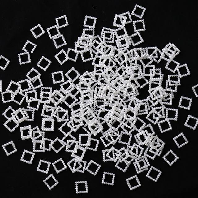 Retro cute Japanese imitation pearl bead ring spacer ring acrylic diy earrings jewelry mobile phone case pearl piece