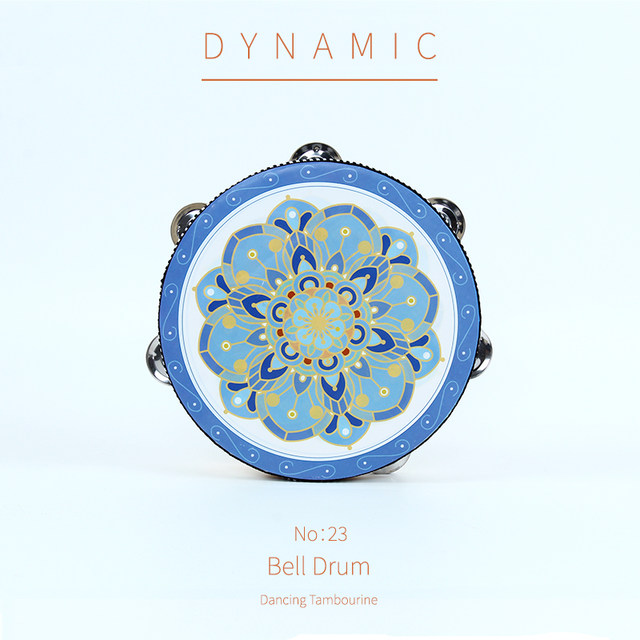 Xinjiang dance tambourine kindergarten Orff percussion instrument teacher grade examination special hand drummer rattle tambourine