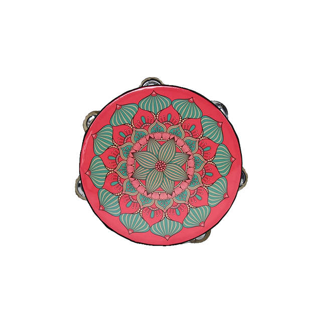 Xinjiang dance tambourine kindergarten Orff percussion instrument teacher grade examination special hand drummer rattle tambourine