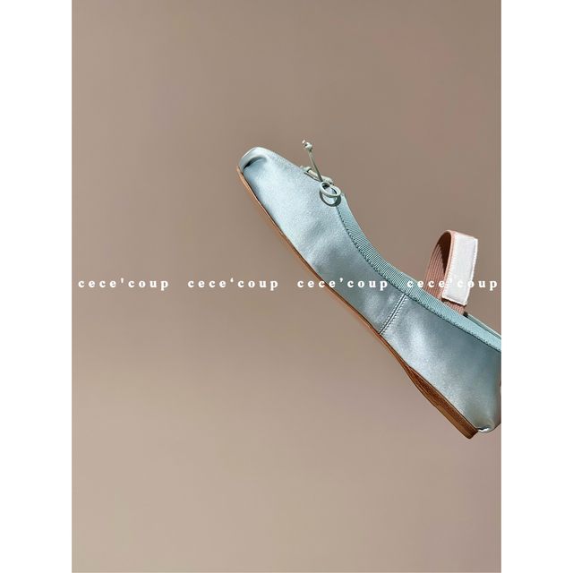 cece'coup hits the girl's heart! Bow flat ballet shoes princess shoes for women