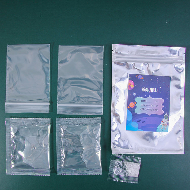 Dropping water into ice classroom fun science chemistry experiment set dripping water into mountains magic toys for children primary school students