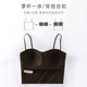 Glino small sling women's large breasts push-up brown inner beautiful vest style underwear with breast pads one-piece large size bra