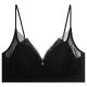 Cross-beautiful vest underwear for women in summer thin style without steel ring adjustment type gathering thin shoulder straps large breasts and small bra
