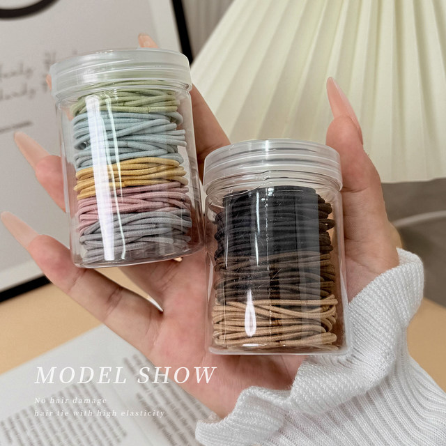 
Simple headband for women Korean style thin hair tied with hair without strangling without strangling rubber band temperament girl headband hair rope