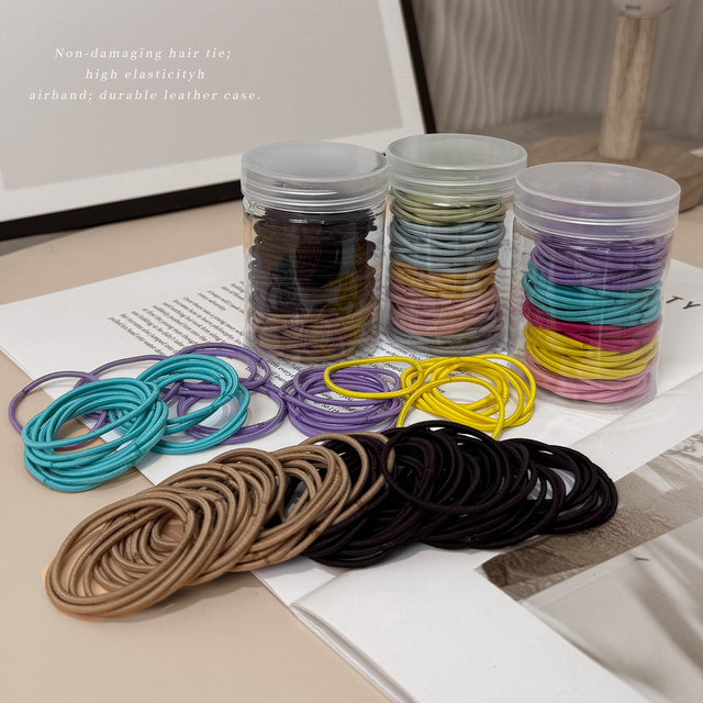 
Simple headband for women Korean style thin hair tied with hair without strangling without strangling rubber band temperament girl headband hair rope