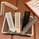 Folding Comb Small 2024 Braided Hair Fine Tooth Bangs Pattern Braided Distribution Line Portable Mini Travel Comb
