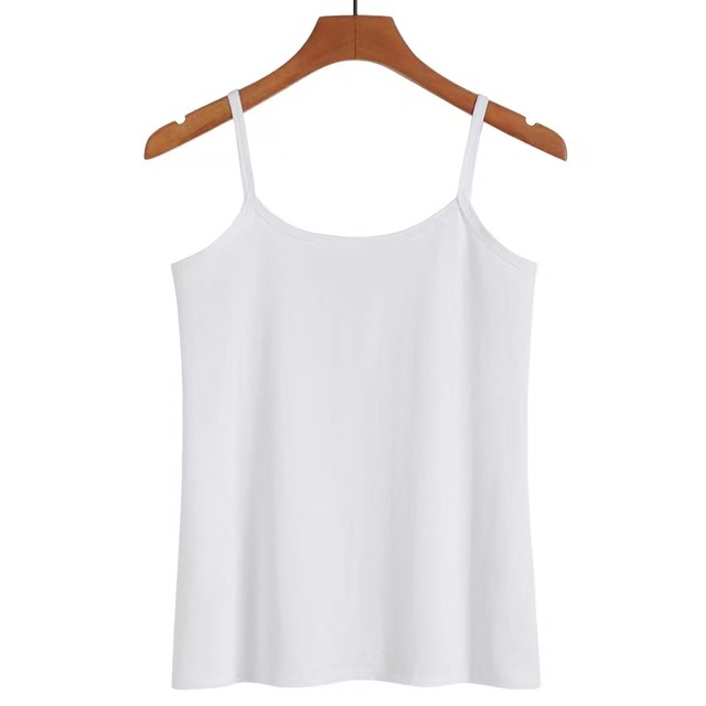 Pure cotton vest suspended women's sexy fashion wearing black camonal shirt T -shirts female bottoming shirt top women's tide
