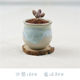 Popular meaty thumb basin breathable ceramic flower pot coarse pottery pot home furnishings zakka crafts