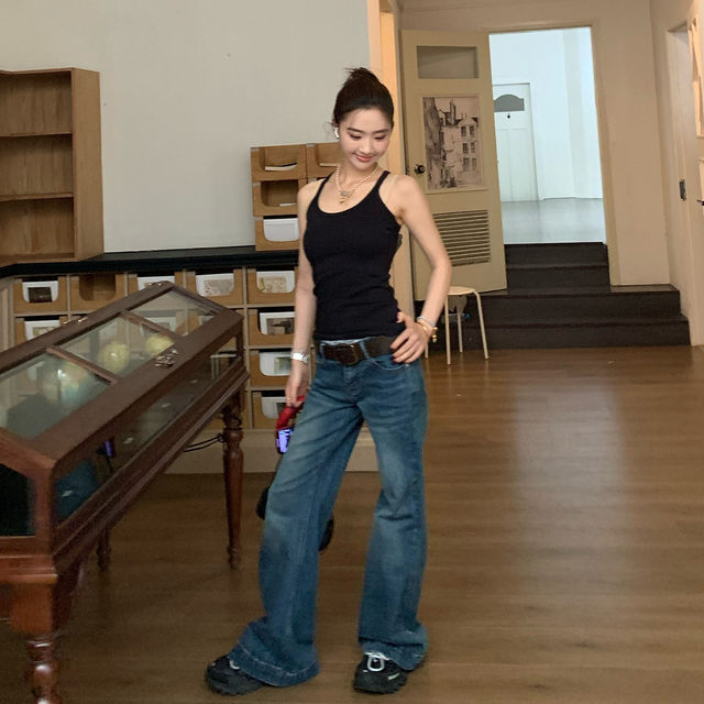 Where is the orange tree pure slinging vest for women in autumn hot girl with beautiful back and slim temperament sleeveless inner top