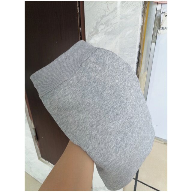 
Large size gray sports skirt for women 2025 new summer sweat skirt hip-covered short skirt high waist casual A-line skirt pants