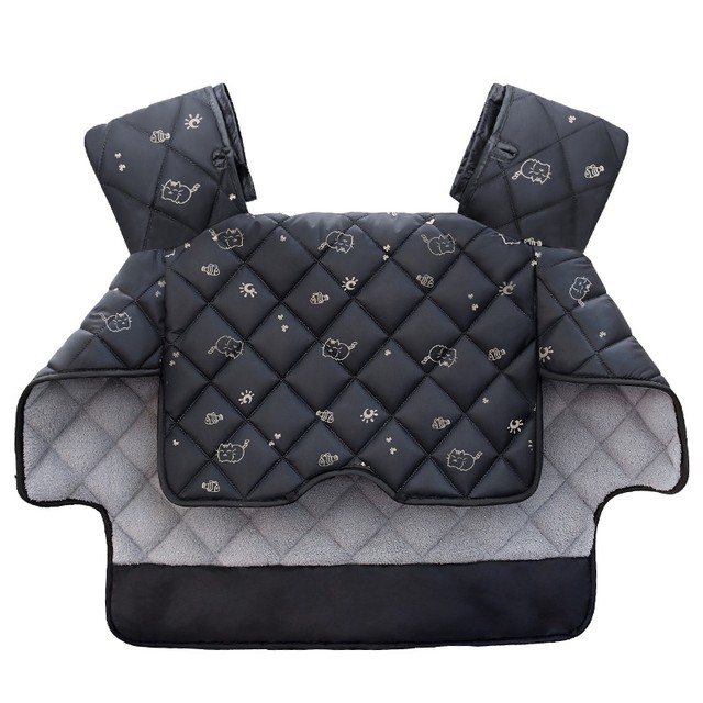 Electric vehicle windshield quilt, thickened with velvet, medium thickness, universal battery motorcycle for all seasons, warm and windproof in spring, autumn and winter