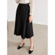 betu high waist pleated skirt for women 2025 spring new commuter A-line skirt midi skirt
