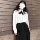 
Long-sleeved student shirt suit pleated long skirt mid-length large size jk uniform class uniform college style women spring and autumn