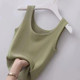 LY Zhenweis women's clothing 2025 spring new versatile solid color comfortable and fashionable suspender base top for women's vest