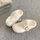 Lurudan furry Birkenstock shoes, winter cotton slippers, toe-toe mule shoes, slip-on women's shoes, plus velvet half slippers