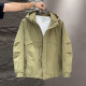 Men's workwear cotton jacket winter hooded cotton thickened warm jacket short jacket men's casual two-cotton jacket