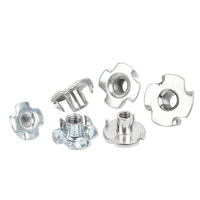 Furniture nut four-claw nut claw nut four-claw nut wood panel inlaid nut speaker nut M4M5M6M8