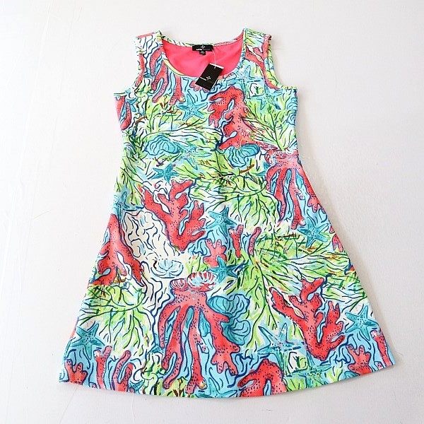 New summer products for women's mid-length vest floral dress with round neck pullover loose micro-stretch fashion A-line skirt F5