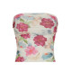 DARLINGAGA Vacation style Dopamine Flower Strap Vest Women's Wrinkled Slim Seaside Wear Slim Body Clothes